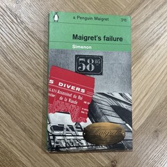 MAIGRETS FAILURE Simenon – Penguin Paperback 1965 no c2248 crime