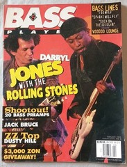 Bass Player Magazine January / February 1995 Rolling Stone’s Darryl Jones