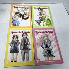Your Lie In April Vol 7,9,10,11 Manga, Paperback Naoshi Arakawa ?