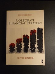 Corporate Financial Strategy by Bender, Ruth Paperback Very Good