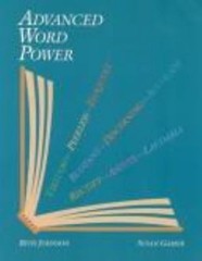 Advanced Word Power Paperback Susan, Johnson, Beth Gamer