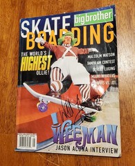 RARE 2000 Big Brother Skateboarding Magazine Weeman Jackass Issue 60 Rare signed