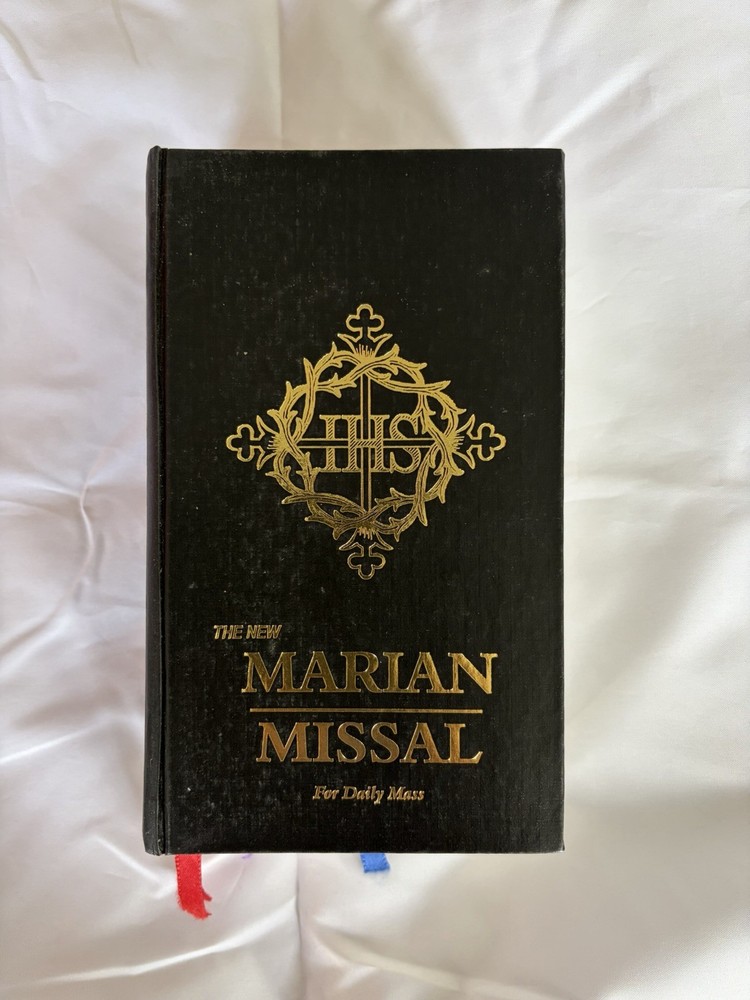 Vintage 1958 The New Marian Missal for Daily Mass Sylvester Juergens