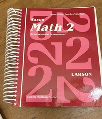 Saxon Math 2 Home Study Teacher’s Edition Spiral Textbook by Larson