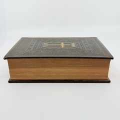 Vintage 1953 Catholic Family Holy Bible John J Crawley Illustrated Hardcover