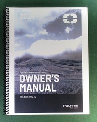2024 Polaris Pro XD Full-Size Diesel Owner’s Manual: 198 Pages & Clear Covers!