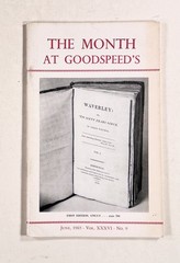 1965 Jun MONTH AT GOODSPEED’S reference CIVIL WAR Walter Scott PAUL REVERE more