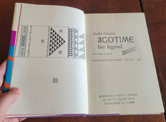 Agotime: Her Legend – Judith Gleason – 1st Edition 1970 HC DJ Fiction (Read)