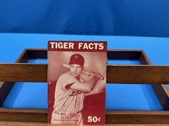 Tiger Facts- Fred T. Smith, 1951, Detroit Tigers, Vic Wertz cover