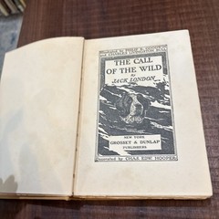 CALL OF THE WILD by Jack London Illust 1910 Grossett Pub. Norwood Press B29