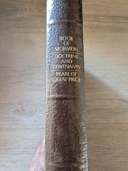 NEW VTG Mormon LDS Large Print Triple Combo Scriptures Leather 9.5 x 6.5 NOS