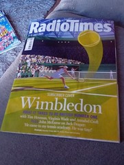 Radio Times Magazine Wimbledon July 5-11 2025 Subscriber Cover Only Used