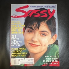 Vintage Sassy Magazine Jan 1993 90s Grunge Alt Fashion Teen Culture Pearl Jam