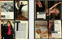 VOGUE-AUGUST 1980- GIA’s ONLY AMER VOGUE COVER-LAUREN HUTTON-OLIVIA NEWTON JOHN