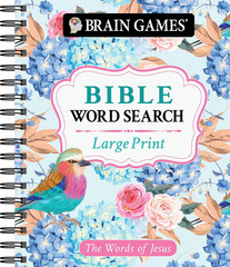 Brain Games – Large Print Bible Word Search: The Words of Jesus (Brain Games – B