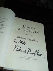 James Madison – Hardcover, by Brookhiser Richard – Very Good b