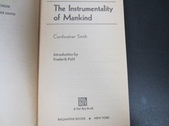 Instrumentality of Mankind Cordwainer Smith 1979 1st Ed Sci-Fi Del Rey SF PB