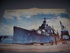 HISTORY..USS MINNEAPOLIS (CA-36) ..COLOR PHOTO PAGES ..RARE (732R)