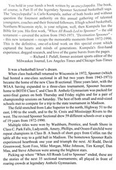 Destination Spooner: Sectional Basketball 1972-1990. By Carlo Kumpula.