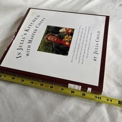 Julia Child’s Cookbook “In Julia’s Kitchen With Master Chefs”, 1995, 302 Pages