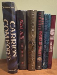 Dan Simmons signed lot of 5 books + The Hollow Man PB (unsigned)