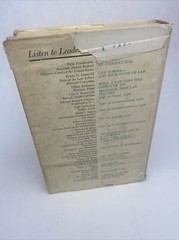 1963 Book-Listen to Leaders in Law Edition by Albert Love & James Saxon Childers