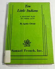 Ten Little Indians -1946 Samuel French Agatha Christie Mystery Play PB
