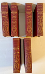 Victor Hugo 6Vol Antique Book Set Dana Estes Les Miserables Toilers Leatherette