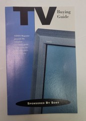 1990’s Sony Video Magazine TV Buying Guide , Trinitron Guide & Technology