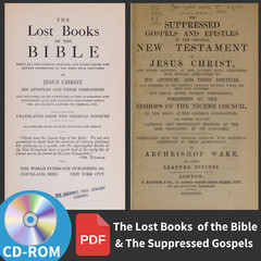 Lost Books of the Bible -Suppressed Gospels New Testament/Forbidden-9 Volumes-CD