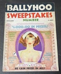 Ballyhoo (November, 1935, Vol. 9, No 4) Dell Publishing Co. Poor Condition