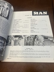 MODERN MAN Men’s Magazine Sept. 1960 Glenda Graham, Fay Spain, Libby Jones +++