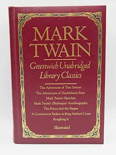 Mark Twain (Greenwich Unabridged – Leather Bound, by Mark Twain – Acceptable