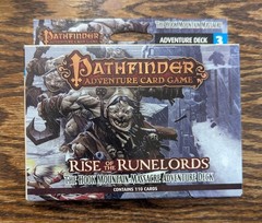 Pathfinder: Rise of the Runelords Hook Mountain Massacre (3) Deck Card Game NEW