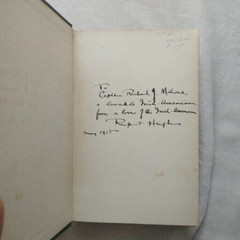 Long Ever Ago Rupert Hughes Signed Antique 1st Edition Personally Inscribed