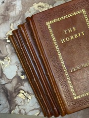 Lord of the Rings and The Hobbit JRR Tolkien Series Leather Bound Edition