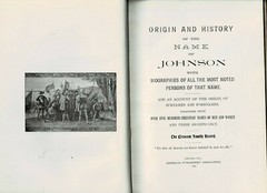 Genealogy-Origin & History-Noted Johnson-Bios Of Noted-Surnames-Forenames-1902