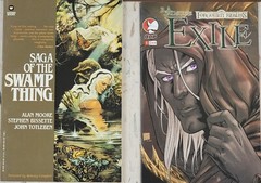 The Saga of Swamp Thing by Alan Moore (1987, Mass Market) LOT OF 3