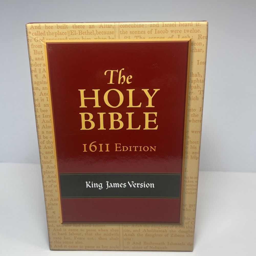 The Holy Bible 1611 Edition King James Version Genuine Leather NEW Sealed