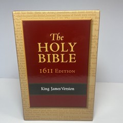 The Holy Bible 1611 Edition King James Version Genuine Leather NEW Sealed