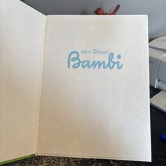 Bambi Hardcover Disney Staff, Walt Disney’s A Golden Book 29th ed 1978