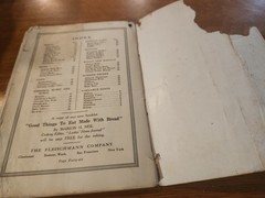 Fleischmann’s Recipes Book 1915 Vintage Baking Raised Bread Paperback