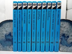 10 Book Lot Hardy Boys Flashlight Edition Franklin W. Dixon Glossy Hardcover