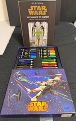 Star Wars Coloring Book, 100 Images to Inspire Creativity/Relaxation + Markers