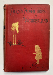 1890 Alice’s Adventures in Wonderland Worthington Red Cloth Tenniel Gilt Rare