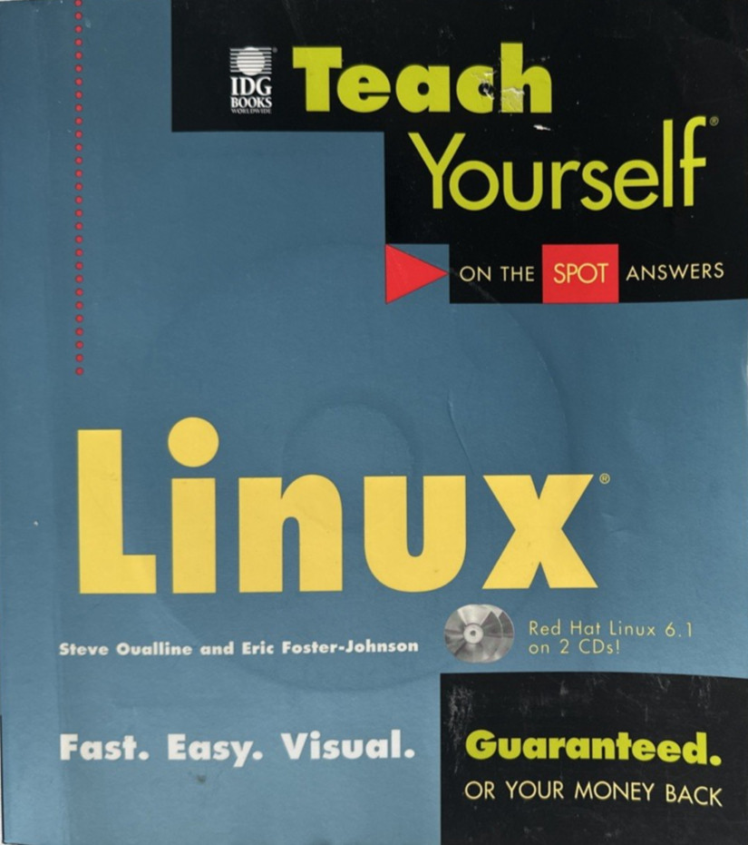 Teach Yourself Linux on the Spot Answers Red Hat Linux 6.1 on 2 CDs! *EXCELLENT
