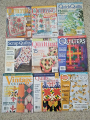Quilting Magazine Lot of 9 – Quilters Newsletter McCall’s Fons Porter Mixed