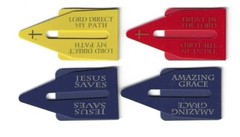 Official Last Line Bookmark – Christian Theme – 5 Pieces