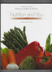 NUTRITION AND YOU MYPLATE CUSTOM EDITION FOR CULINARY INSTITUTE OF AMERICA