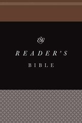Reader’s Bible: English Standard Verson – Paperback, by Crossway – Very Good